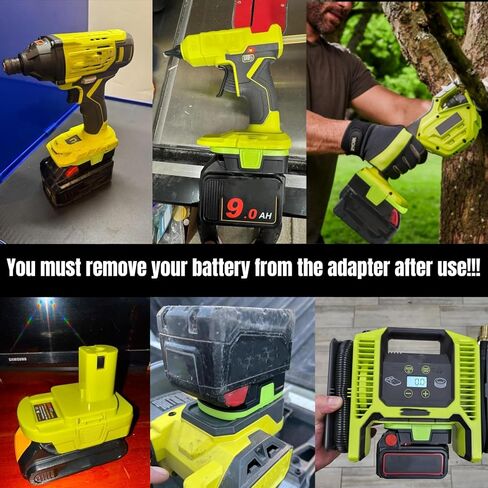 For DeWalt Battery Adapter, Convert for DeWalt 20V 60V Lithium Battery to Work for Other Cordless Power Tools (for dewalt battery to for Makita Tool) in Kuwait