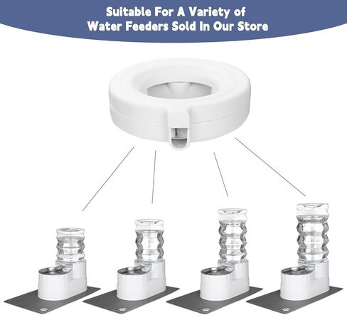 RIZZARI Water Dispenser Replacement Filters, Replacement Filters for Automatic Pet Waterer,Triple Filtration System, 4 Pack in Kuwait