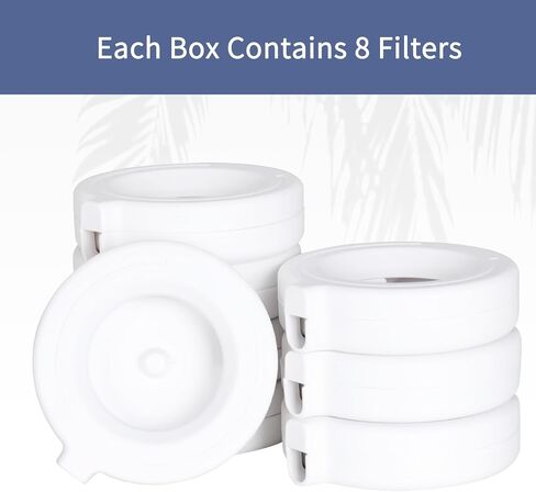 RIZZARI Water Dispenser Replacement Filters, Replacement Filters for Automatic Pet Waterer,Triple Filtration System, 4 Pack in Kuwait