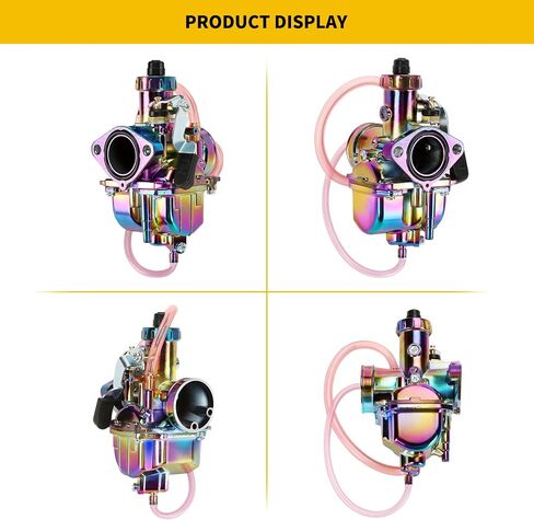 HIAORS VM22 26mm Carburetor Exhaust Pipe Muffler Jet Kit for Predator 212cc 196cc 224cc 6.5HP Coleman CT200U BT200X Baja Warrior MB200 GX160 OHV Clone Engine Mini Bike KT196 Go Kart Performance Parts in Saudi Arabia