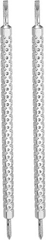 HARFINGTON 2pcs Magnetic Double Ended Screwdriver Bit PH2/SL6 6x85mm 1/4" Hex Shank CR-V Steel Two Sided Interchangeable Phillips Cross Slotted Flat Screw Driver Bit in Saudi Arabia