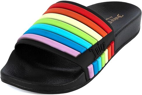 Juicy Couture Slide Sandals, Beach Flats for Women, Summer Shoes in Saudi Arabia