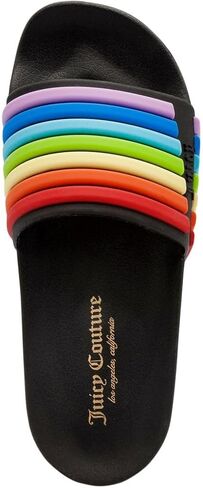 Juicy Couture Slide Sandals, Beach Flats for Women, Summer Shoes in Saudi Arabia
