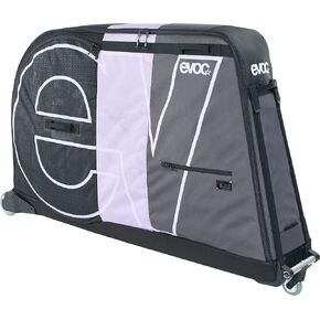 EVOC Bike Bag PRO Lightweight Bike Transport Bag (incl. Clip-ON Wheel 2.0, DISC Protection, Fork Mount stabilisation, Bike Stand PRO, Frame PAD, 305l, max. wheelbase 130 cm)