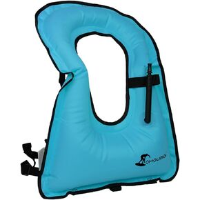 Snorkel Vest for Adults, Inflatable Swim Vest Jackets for Women/Men,Swimming Vests for Kayaking, Paddle Boarding, Fishing, Surfing, Snorkel, Watersports, Rafting