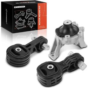 A-Premium 3PCS Front Engine Motor Mount and Torque Strut Mount Set Compatible with Honda CR-V CRV 2007 2008 2009 2010 2011 L4 2.4L, Replace# 50820SXSA01 50880SWAA01