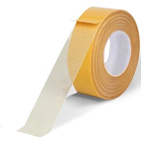Fabric Tape Double Sided Tape for Clothes, Carpet Tape Heavy Duty Mounting Multipurpose Fashion Tape High Stickiness Strong Rug Tape, Residue-Free,Easy Use 2 Sided Tape 1.18inx66FT(20m)