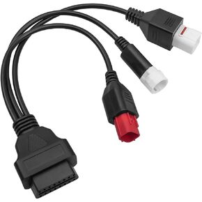 OBD2 Diagnostic Cable Fit for Yamaha Kline Euro5 Motorcycle 16 Pin to 3Pin 4Pin 6Pin OBD2 3 in 1 Diagnostic Adapter