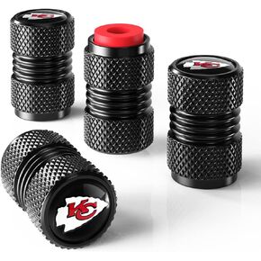 4PCS Tire Valve Stem Caps, Aluminum Tire Valve Cap Set, Universal Stem Covers for Cars Trucks Motorcycles SUVs and Bikes
