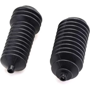 Steering Rack Boot Replacement Compatible for Polaris Rangers 400 500 570 700 800 900 5412012 5412013 Black 1 Pair