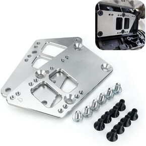 LS Swap Motor Mounts Adapter Plates,LS Conversion Adjustable Universal Swap Bracket Small Block,Billet Aluminum Engine Mounts for LS1 LS3 LS2 LQ4 LQ9 LS6 L92 L99 L33 LR4 for SBC Vehicle