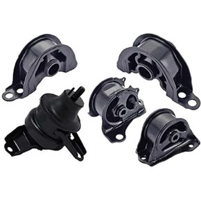 ENA Engine Motor and Trans Mount Set of 5 Compatible with Honda 1997 1998 1999 2000 2001 CRV CR-V 2.0L with Automatic Transmission Replacement for A6502 A6506 A6520 A6526 A6585
