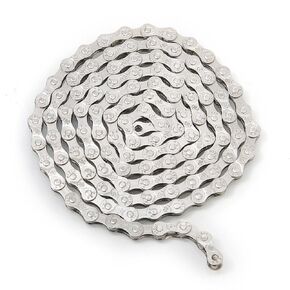 FSC 6,7,8 Speed 116L Bicycle Chains, Silver,Gold (1/2x3/32-Inch) (Silvse)