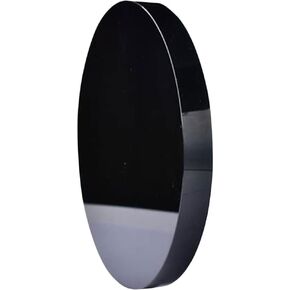 Gothic Mirror Black Obsidian Scrying Mirror 6cm Obsidian Stone Circle Disc Round Plate Mirror Fengshui Meditation Crystal Healing Divination Home Decoration Fortune Scrying Mirror