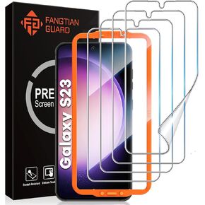 FANGTIAN [4-Pack] for Samsung Galaxy S25 Ultra Screen Protector [Not Glass] - Film for S25 Ultra Screen Protector [6.9 inch][Fingerprint Compatible][Alignment Tool]