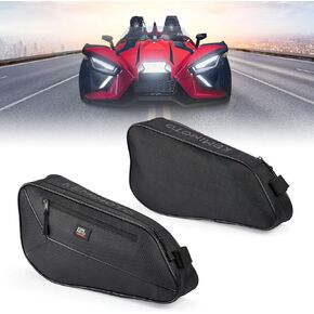 KEMIMOTO Side Storage Bags, Side Door Bag, Water-resistant Anti-scratch with Zipper Compatible with Polaris Slingshot Accessories 2015-2023 (Pair)
