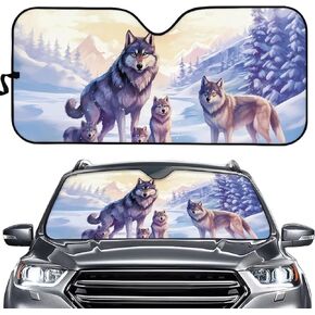 Butterfly Mushroom Sun Shade for Car Windshield Cute Floral Auto Sunshade Foldable Accordian,Car Shade Front Windshield,Automotive Interior Sun Protection Sun Shield,Green