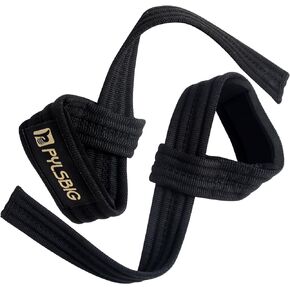 Lifting Wrist Straps for Weightlifting, Powerlifting, Bodybuilding, Strength Training, and Deadlifts - Gym Lifting Straps with Nylon Wave Non-Slip Fabric & 0.24'' Padded Neoprene