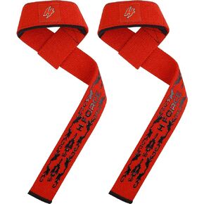 Neoprene Padded 60 CM Gym Strap For Workout,Deadlifting,Powerlifting,Bodybuilding,Gym,Fitness, Heavy duty cotton strap with non slip silicone print for MEN WOMEN