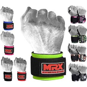 MRX Weight Lifting Wrist Wraps for Wrist Support Lifting Straps Gym Bodybuilding Training Workout for Men and Women