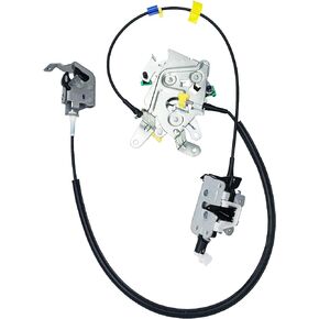 Rear Left Driver Door Latch Lock Assembly Compatible for 2008-2016 F-250 F-350 Super Duty Extended Cab Replace # AC3Z28264A01B