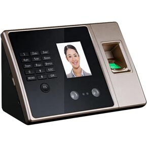 Facial Recognition Fingerprint Biometric Time Attendance Clock System Machine
