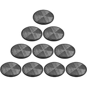2.3" 10 Pack self Adhesive All Plastic Round reflectors for Mailbox, motobikes, Trailers, Trucks, Boats, SUV's, RV's (White)