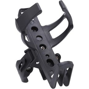 Bike Bottle Holder Outdoor Mountain Bicycle Water Bottle Holder Cage Cup Rack Cycling Quick Release Handlebar Component Support(Black)