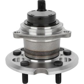 OCPTY Rear Left Right Wheel Bearing and Hub Assembly Compatible with for Toyota Sienna 2004-2010 FWD OE 512280 5 Lugs Has ABS with tegral Sensor Wheel Hub x1