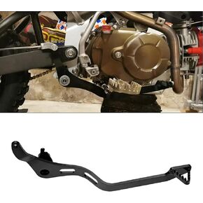 Canitu Motorcycle Extended HD Brake Lever,Steel Tooth Design Brake Lever with Precision Machined CNC Line Bored Pivot Joint Kit Replace for Honda CRF110 2013-2023(Black)