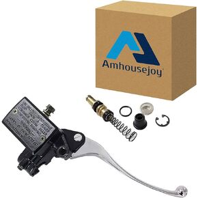 Amhousejoy 7/8" Brake Master Cylinder Fit for Yamaha Big Bear 250 350 Banshee 350 YFZ350 YFZ450 Wolverine YFM350 YFM450 Warrior 350, 22mm Handlebar Brake Clutch Lever - Front Right Side