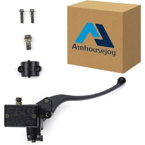 Amhousejoy 7/8" Brake Master Cylinder Fit for Yamaha Big Bear 250 350 Banshee 350 YFZ350 YFZ450 Wolverine YFM350 YFM450 Warrior 350, 22mm Handlebar Brake Clutch Lever - Front Right Side