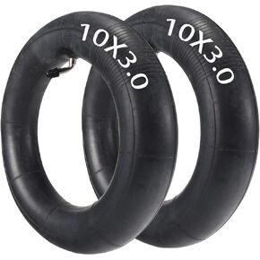 2-pack 10x3.0 inner tube,10inch Tire Butyl Inner Tube for 255x80 80/65-6 10x3.0 Electric Scooter Tire (10x3.0)