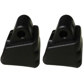 2 Pcs Black Roller Skates Brake Stopper Replacement Skate Accessories Brake Roller Skate Toe Stops and Plugs Block Universal Non-Slip Inline Skate Safety Brake
