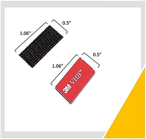 EZ Strips – Set of Black Interlocking Strips and Double-Sided Tape (Replacement Kit for EZ Skin Bundle) in Kuwait