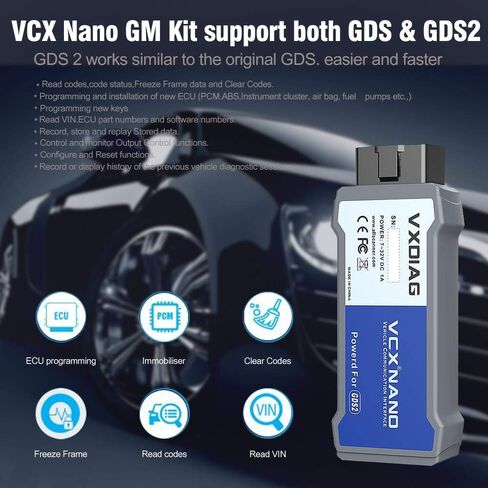VXDIAG VCX Nano Diagnostic Programming System Compatible for GM/Opel in Saudi Arabia