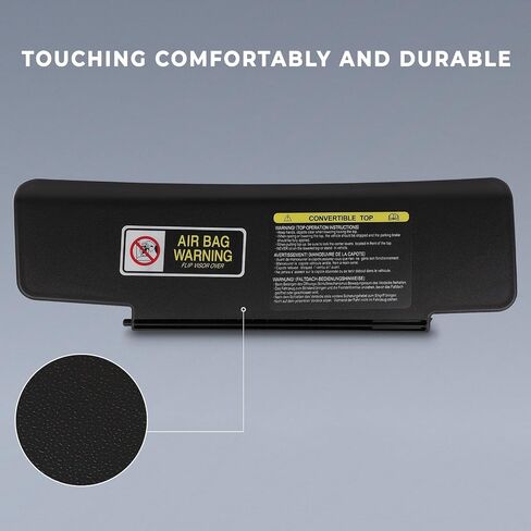 SCITOO Left Driver Side Black Sun Visor Assembly fit for 2006 2007 2008 2009 2010 2011 2012 2013 2014 2015 for Mazda MX-5 Miata (NE5169320D02) in Saudi Arabia