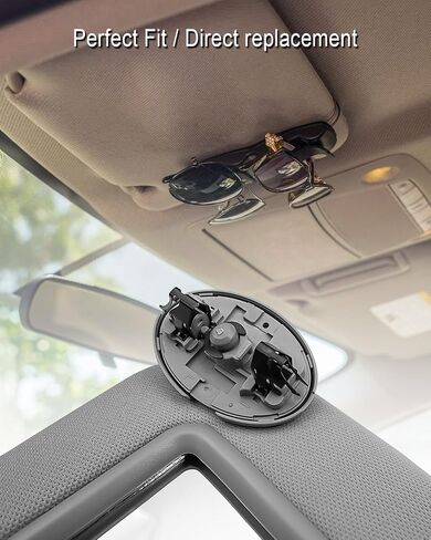 واقي الشمس من جانب السائق متوافق مع Toyota Corolla 2007 2008 2009 2010 2011 2012 2013، استبدال واقي الشمس للسيارة 74320-02711-E0 7432002711E0 أمامي يسار مع مرآة مكياج رمادية in Kuwait