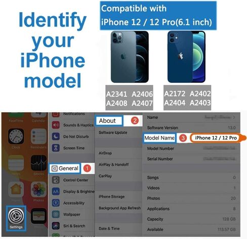 حافظة ZVE iPhone 12 Pro مع شحن Magsafe، وحامل بطاقات iPhone 12 RFID وغطاء محفظة جلدي مع حزام معصم لهاتف iPhone 12/12 Pro، 6.1 بوصة - أخضر داكن in Kuwait