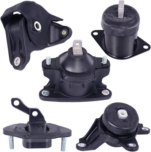 مجموعة تركيب محرك المحرك متوافقة مع Fit 08-12 Honda Accord 2.4L /09-13 Acura TSX 2.4L AUTO 5 قطعة A4565 A4572 A4570 A4584 A4561 in Kuwait