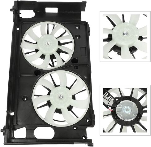 SCITOO Radiator Cooling Fan Compatible with 2011 2012 2013 for CT200h 2010 2011 2012 2013 2014 2015 for Toyota Prius 2012 2013 2014 2015 for Toyota Prius Plug-in in Saudi Arabia