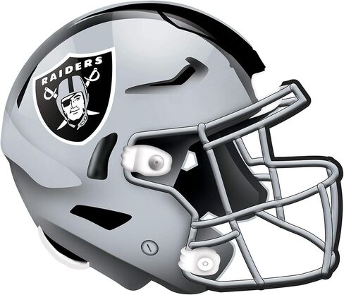 خوذة أصلية من Fan Creations NFL Las Vegas Raiders للجنسين من Oakland Raiders للتعليق على الحائط، لون الفريق، 12 بوصة in Saudi Arabia