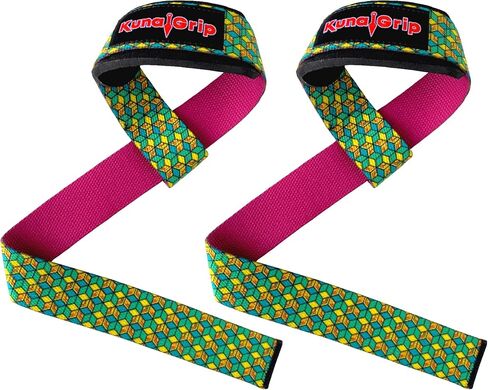 Anime Lifting Straps - Padded Wrist Straps for Weightlifting, Bodybuilding, Gym Workouts, Powerlifting, Deadlifts & Fitness (Soft Cotton 23.5 inch, 1 Pair) in Saudi Arabia