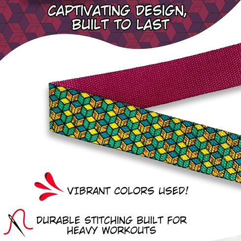 Anime Lifting Straps - Padded Wrist Straps for Weightlifting, Bodybuilding, Gym Workouts, Powerlifting, Deadlifts & Fitness (Soft Cotton 23.5 inch, 1 Pair) in Saudi Arabia