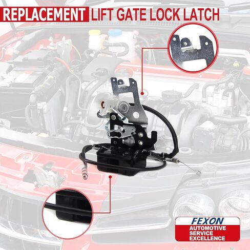 Rear Liftgate Actuator Hatch Trunk Latch Tailgate Lock Replaces for Toyota Sequoia 2001 2002 2003 2004 2005 2006 2007 69301-0C010 64680-0C010 931-861 in Saudi Arabia