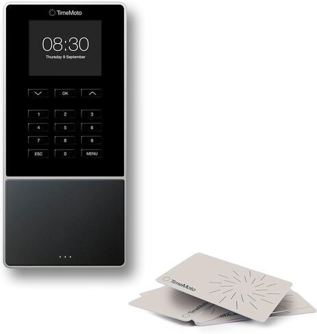 TM–616 ساعة وقت الموظف مع RFID وPIN، آلة بطاقة الوقت المكتبية لما يصل إلى 200 مستخدم، تسجيل الوقت، الجدولة، الجداول الزمنية، التقارير، Wi-Fi، تطبيق لنظام iOS/Android، ضمان لمدة 3 سنوات in Saudi Arabia