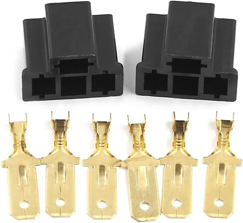 uxcell 2 Sets Car Socket Xenon Light Bulb Truck Connector for H4/9003/HB2 in Saudi Arabia