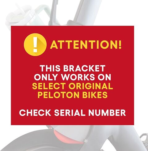 حاملات زجاجات بديلة لدراجة Peloton الأصلية 'R'، تحقق من الرقم التسلسلي للتوافق، لا تناسب جميع الدراجات الأصلية in Kuwait