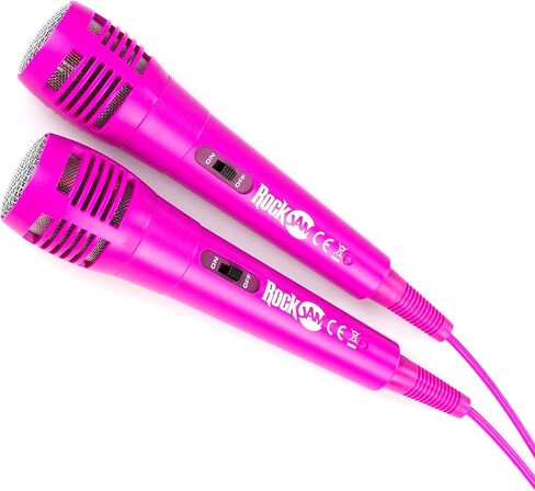 جهاز روك جام كاريوكي بلوتوث قابل لإعادة الشحن مع حلقة ضوئية و2 ميكروفون in Kuwait