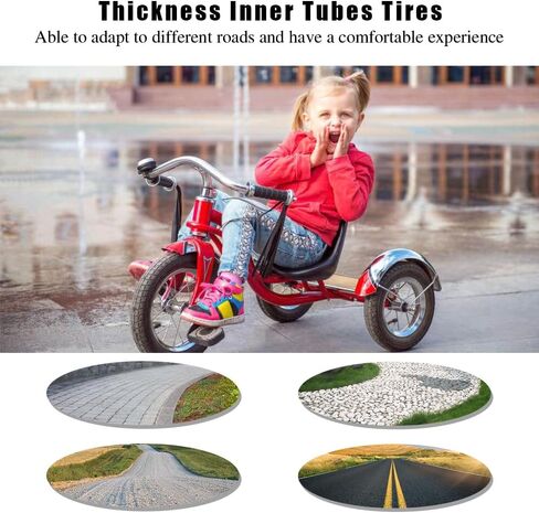 عبوتان من الأنبوب الداخلي، إطارات أنابيب داخلية مقاس 10 × 2.125 (10 بوصة)، إطار مطاطي سميك بديل مع 2 × عصا إطار للدراجات البخارية الكهربائية ودراجات الغاز ودراجات الجيب ودراجات التنقل in Kuwait